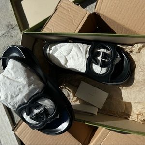 Black Gucci Sandals